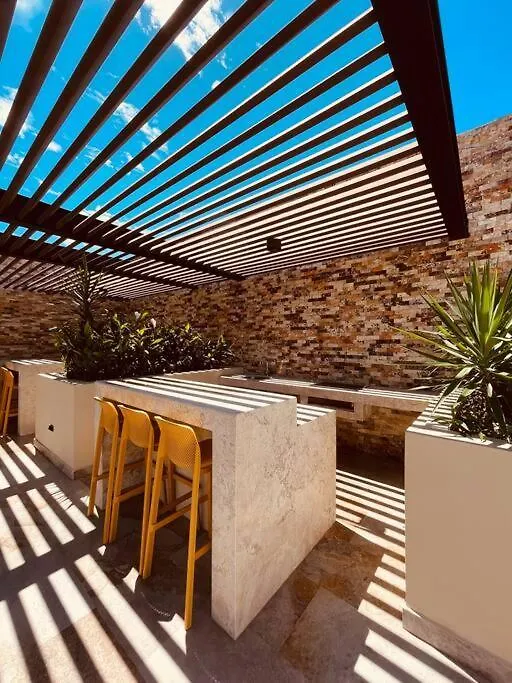 Gran Estudio A Unas Cuadras De La Playa 신데 델 카르멘 아파트